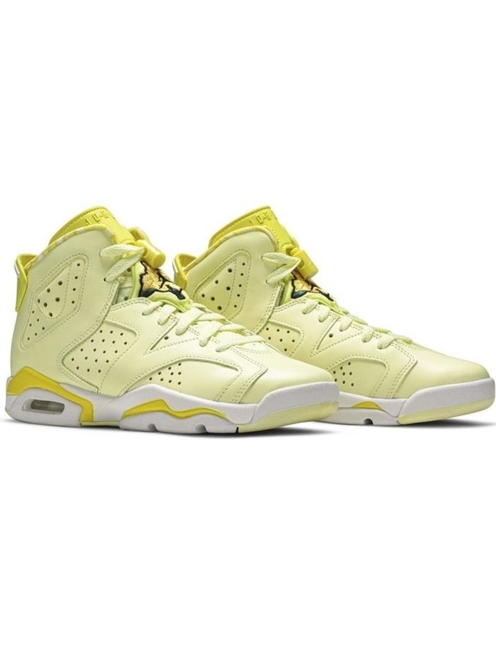 Men's High-Top Athletic Sneakers in Light Yellow